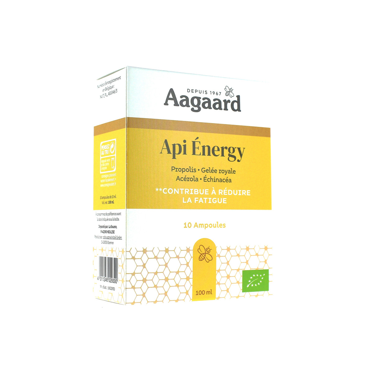 10 ampoules Api'Energy