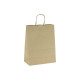25 Sacs en papier kraft brun lisse H33x25x12cm