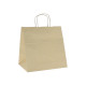 25 Sacs en papier kraft brun lisse H31x32x20cm