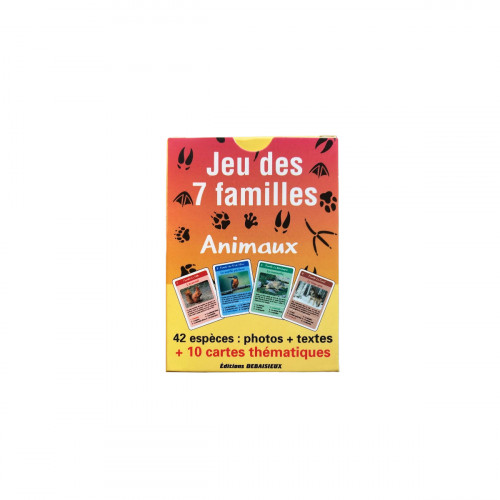 Jeu des 7 familles - Animaux de chez nous