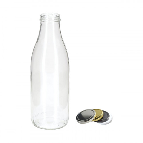 12 bouteilles Jus de fruits 1L avec capsules TO 48 et carton d'expédition