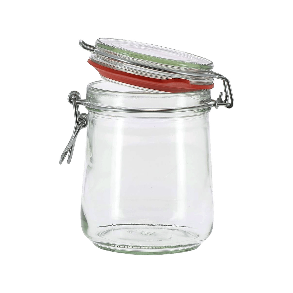 Pot plastique avec couvercle vissant hermétique 1500 ml