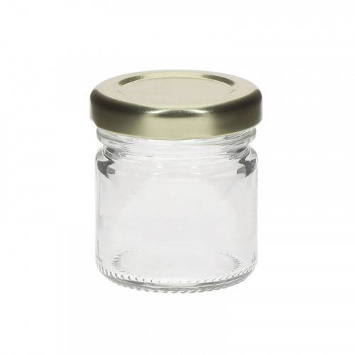 48 pots verre 40g (41ml) avec couvercles TO 43 48 pots verre 40g (41ml) avec couvercles TO 43