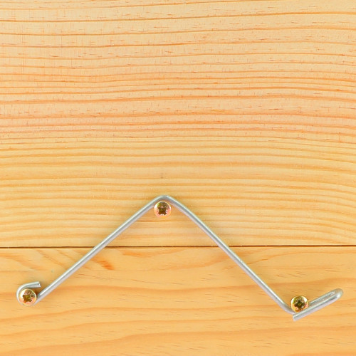 2 fixe-éléments avec ganse + vis