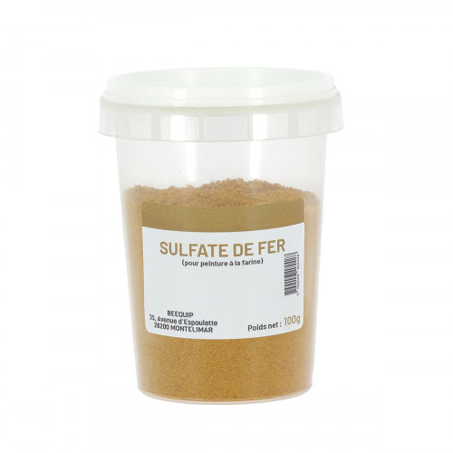 Sulfate de fer 100g (pour peinture farine ocre)