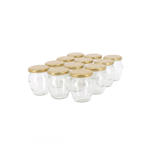 6 pots verre Orcio 400g (314 ml) TO 63 avec couvercles