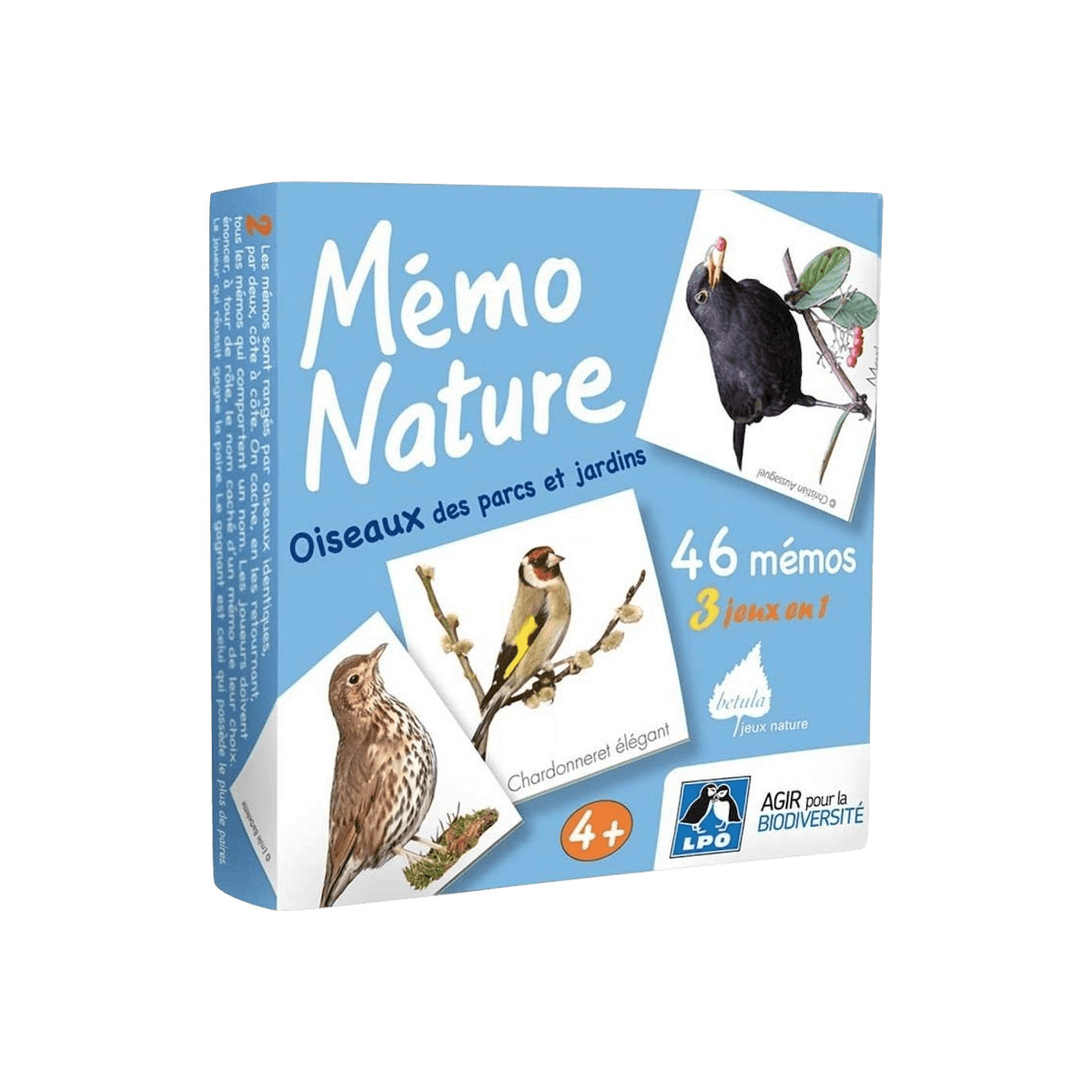 Mémo nature oiseaux des...