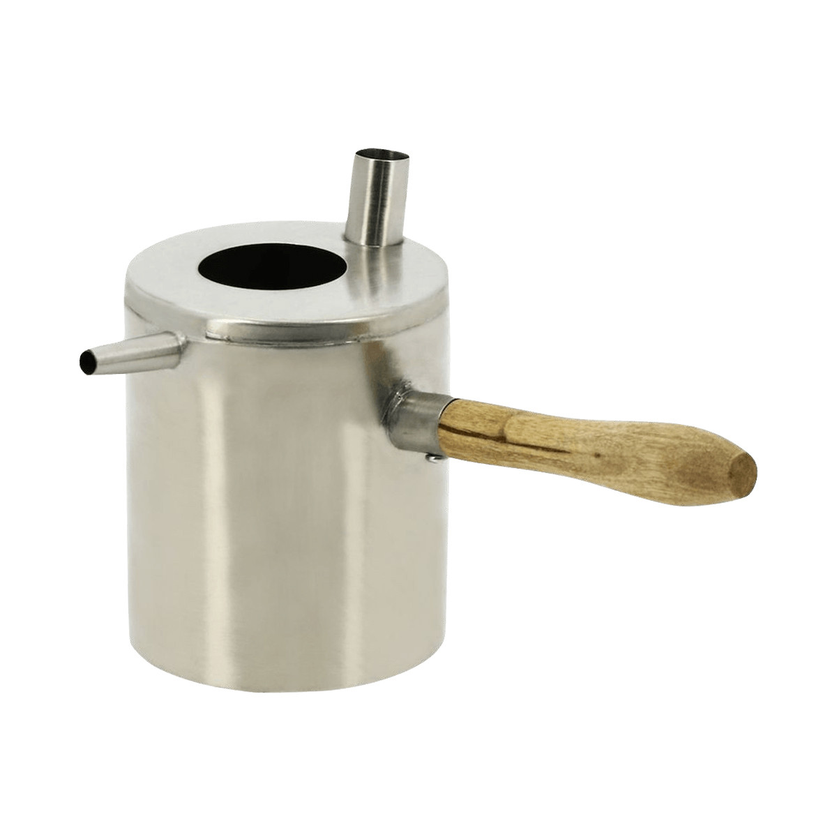 Burette à cire inox double...