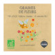 Mini kit de graines BIO de mélange de fleurs mellifères