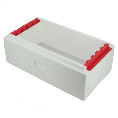 Hausse 5 cadres pour ruchette polystyrène Dadant 6 cadres Hausse 5 cadres pour ruchette polystyrène Dadant 6 cadres