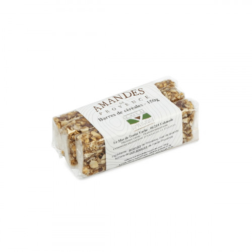 Barres de céréales aux amandes de Provence 150g