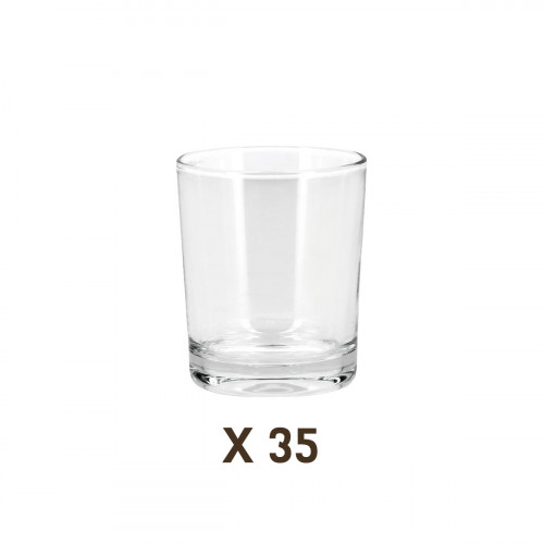 35 verres à bougie 25cl