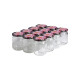 12 pots verre 250 g (228 ml) avec couvercles TO 63