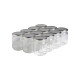 12 pots verre 250 g (228 ml) avec couvercles TO 63