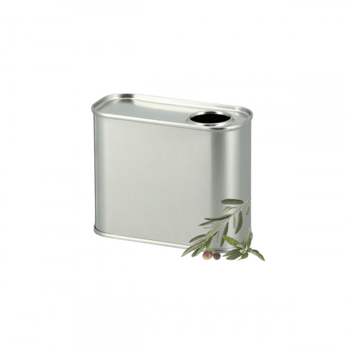 20 bidons rectangulaire argent 250 ml