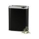 20 bidons rectangulaire noir 750 ml
