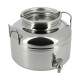 Fût inox 5L avec robinet inox et support