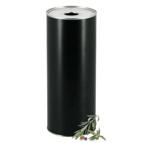 20 bidons ronds noir 1L