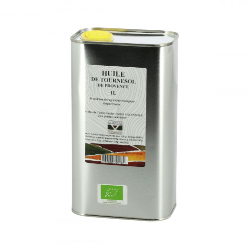 Huile de tournesol de Provence Bio 1L