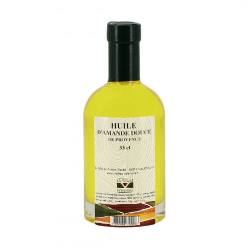 Huile d'amande douce de Provence 33cl