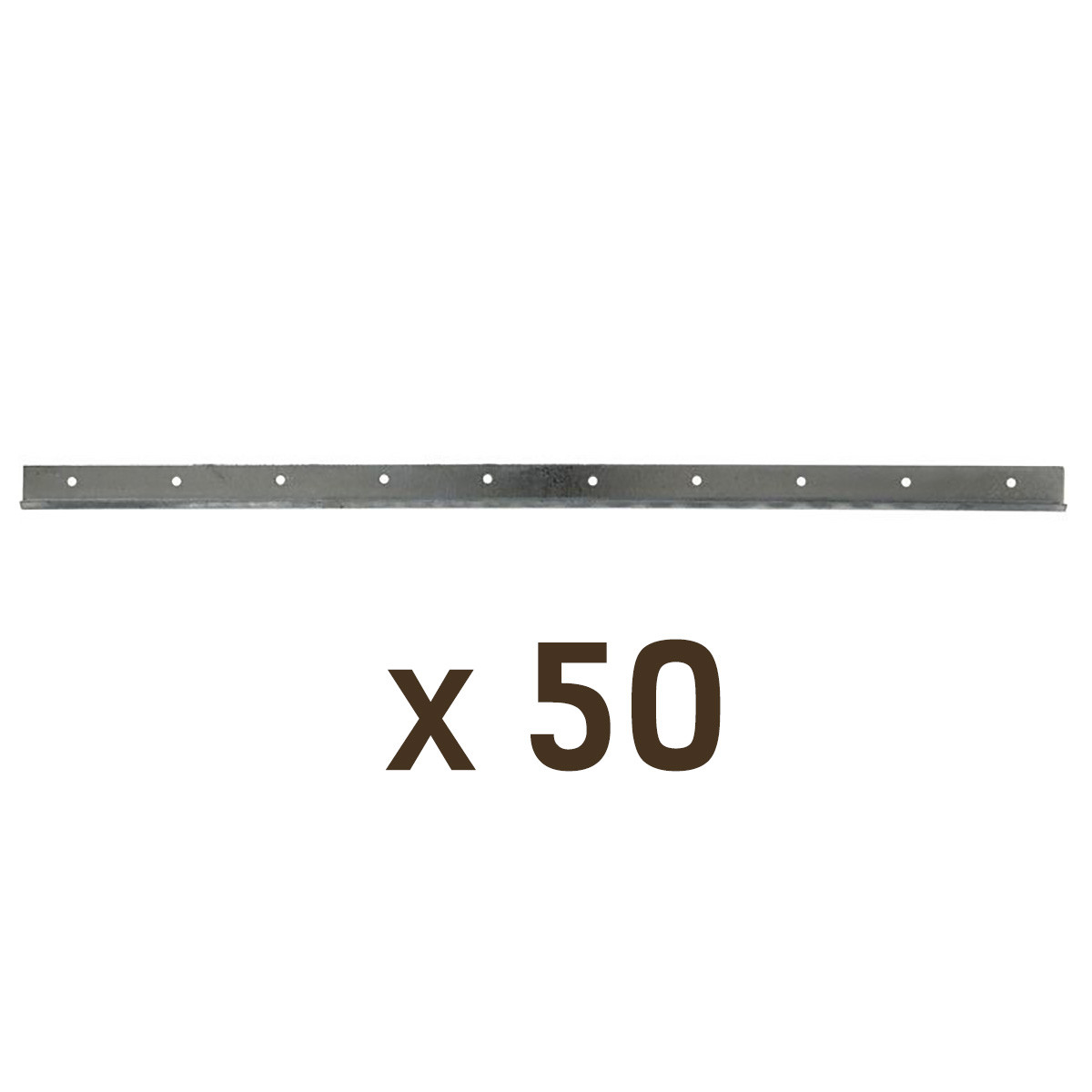 50 bandes lisses 450mm pour...