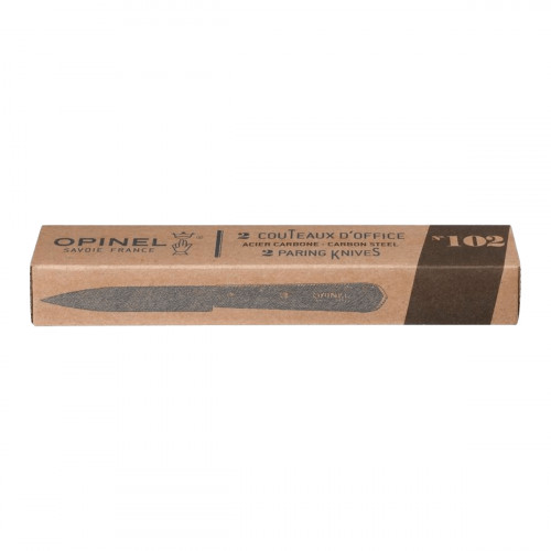 Boîte de 2 couteaux Opinel office carbone