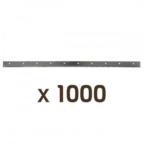 Carton de 1000 bandes lisses 375mm pour ruches 10 cadres