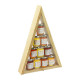 Coffret pyramide pour 10 pots de 125g