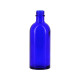 48 flacons verre bleu 100ml PH18