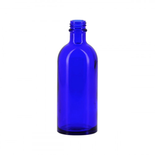 48 flacons verre bleu 100ml PH18