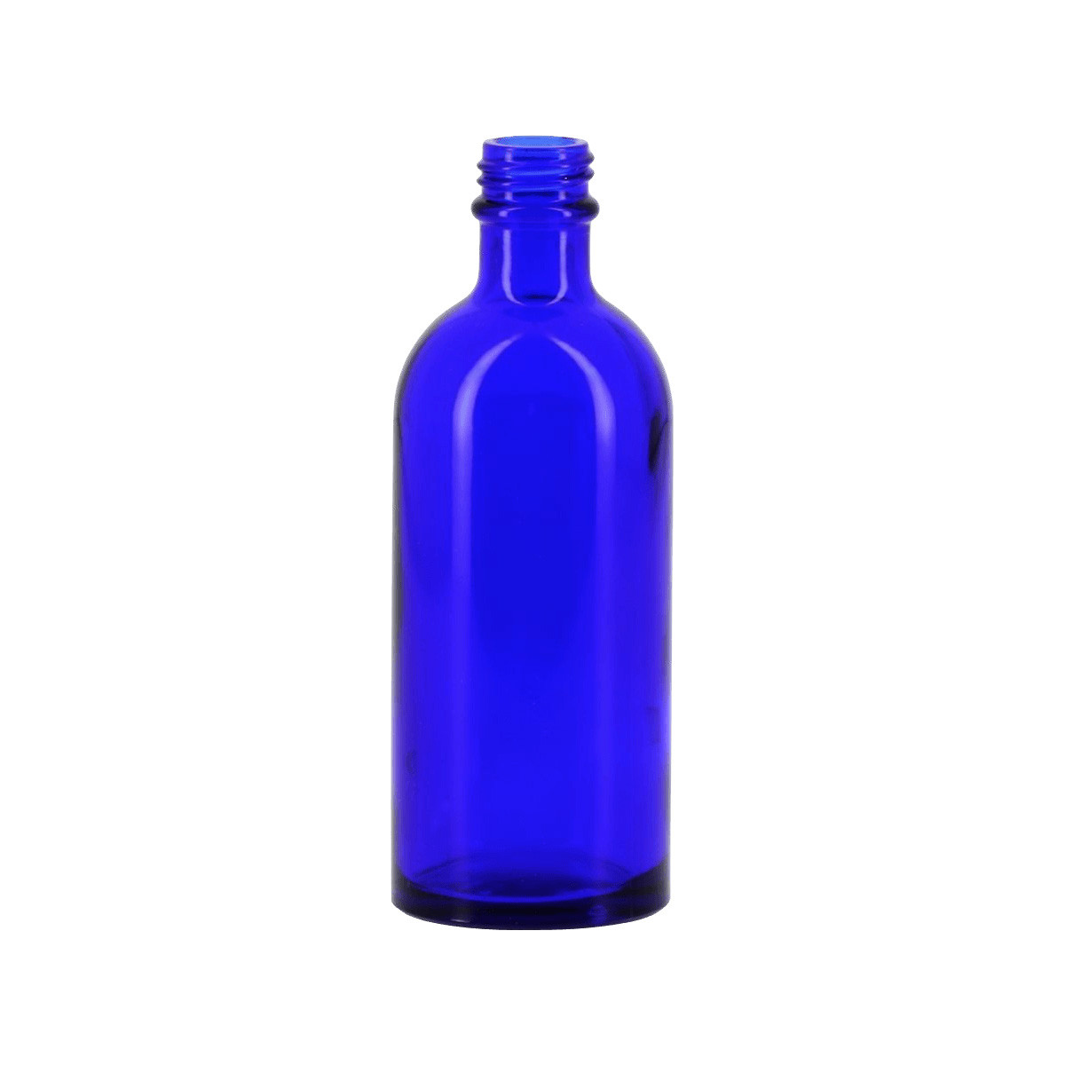 48 flacons verre bleu 100ml...