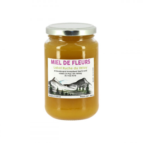 Miel de Fleurs 500g Label Ruche Origine France