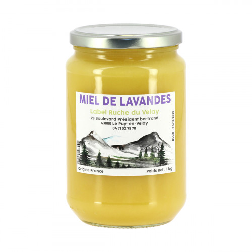Miel de Lavandes 1kg Label Ruche Origine France