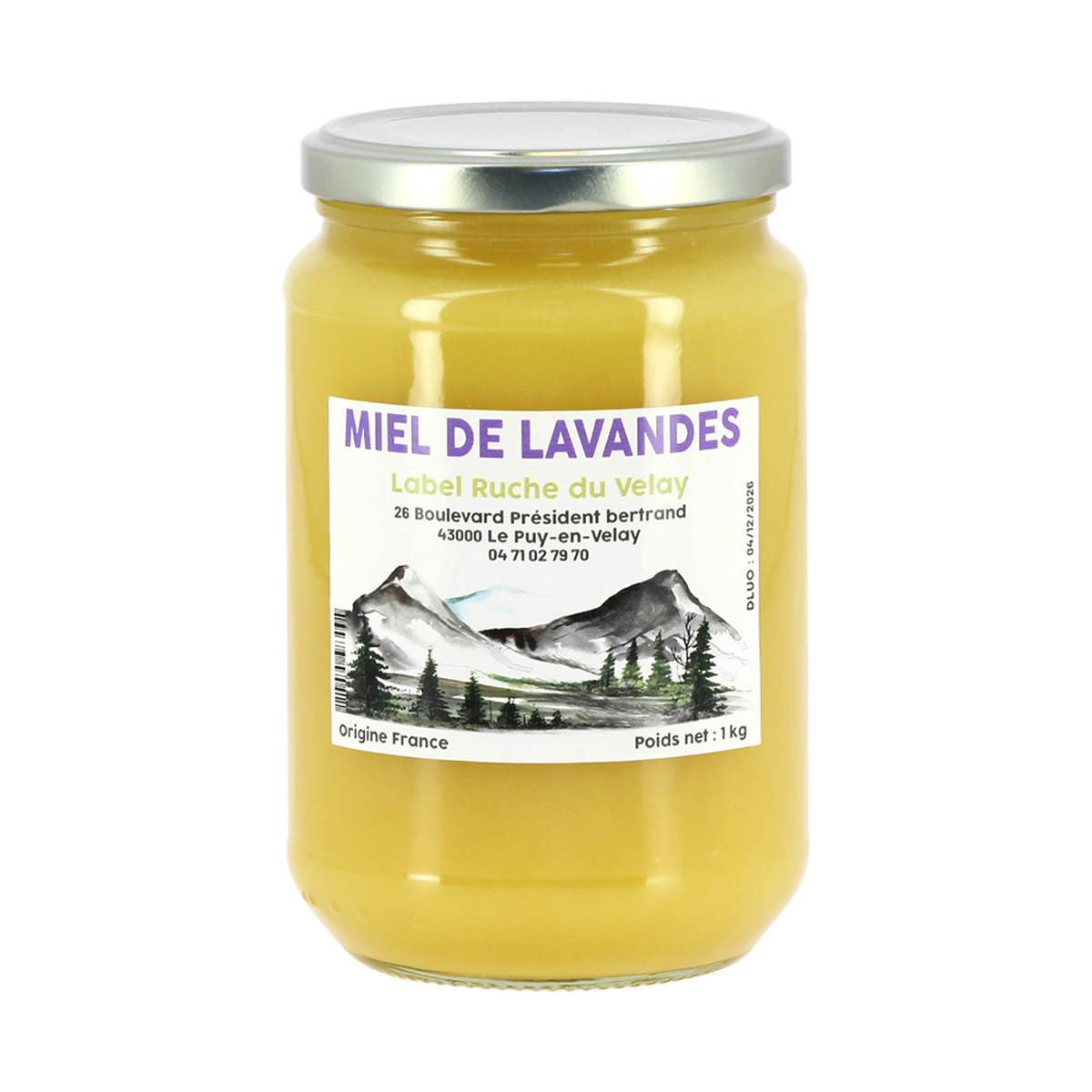 Miel de Lavandes 1kg Label...