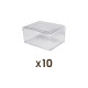 Lot de 10 boîtes à section pour sections 65x84mm