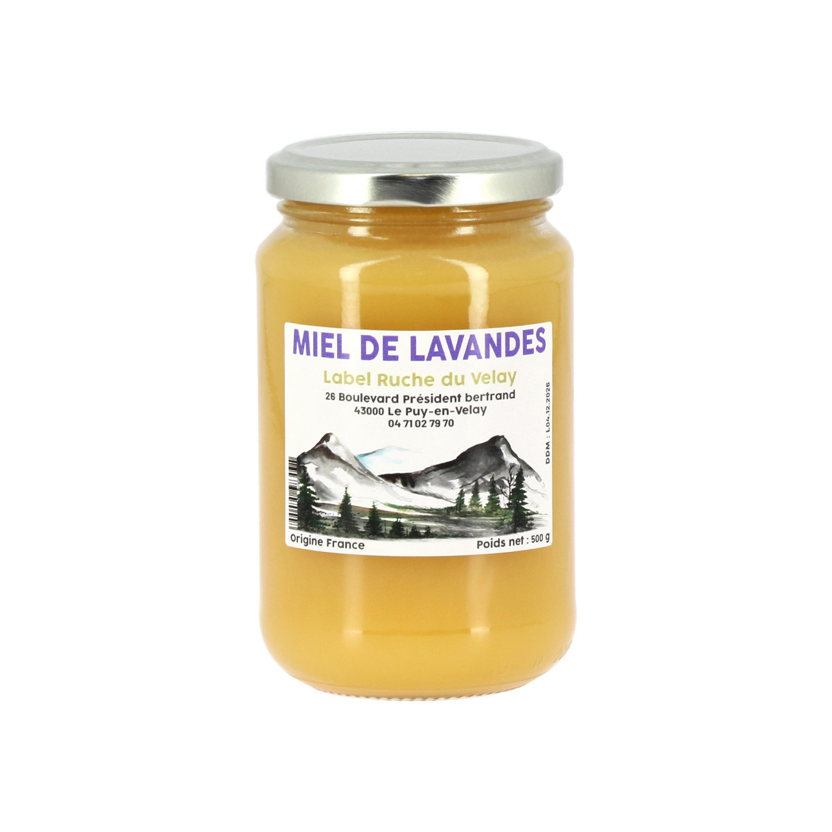 Miel de Lavandes 500g Label...