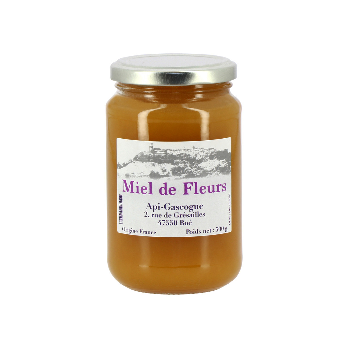 Miel de Fleurs 500 g Api Gascogne Origine France