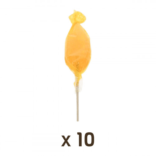 10 Sucettes Miel & Orange