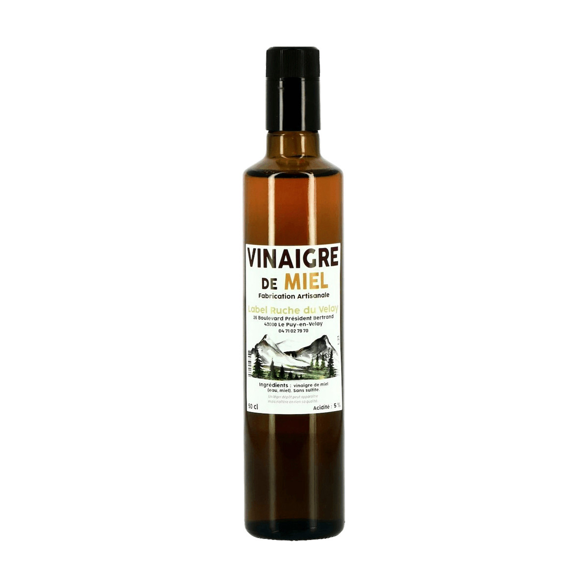 Vinaigre de Miel 50cl Label...