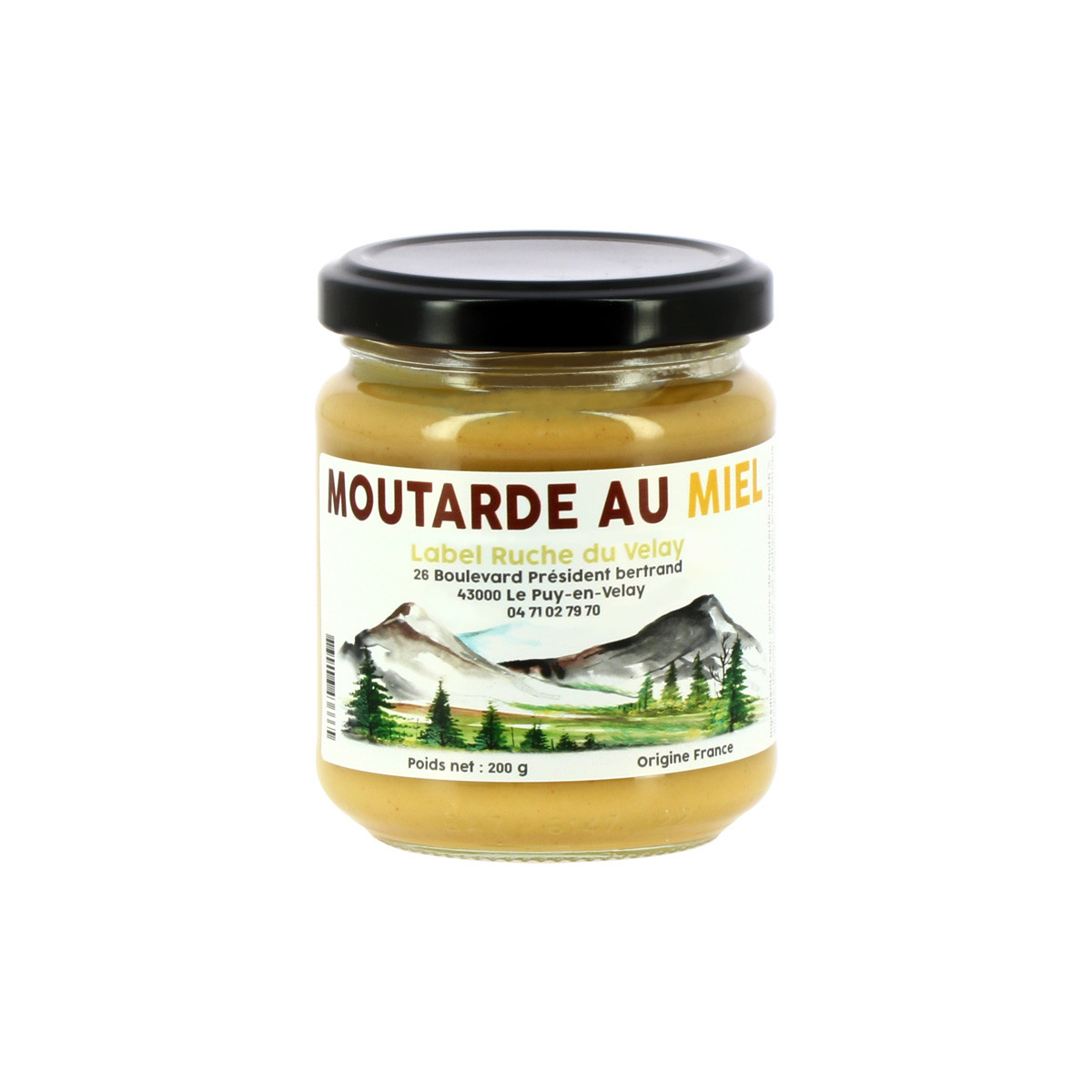 Moutarde au Miel 200g Label...
