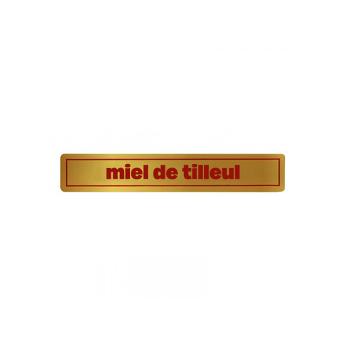 1000 étiquettes d’appellation rouges sur fond or