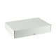 50 boîtes en carton blanches simple cannelure 32x23x6cm