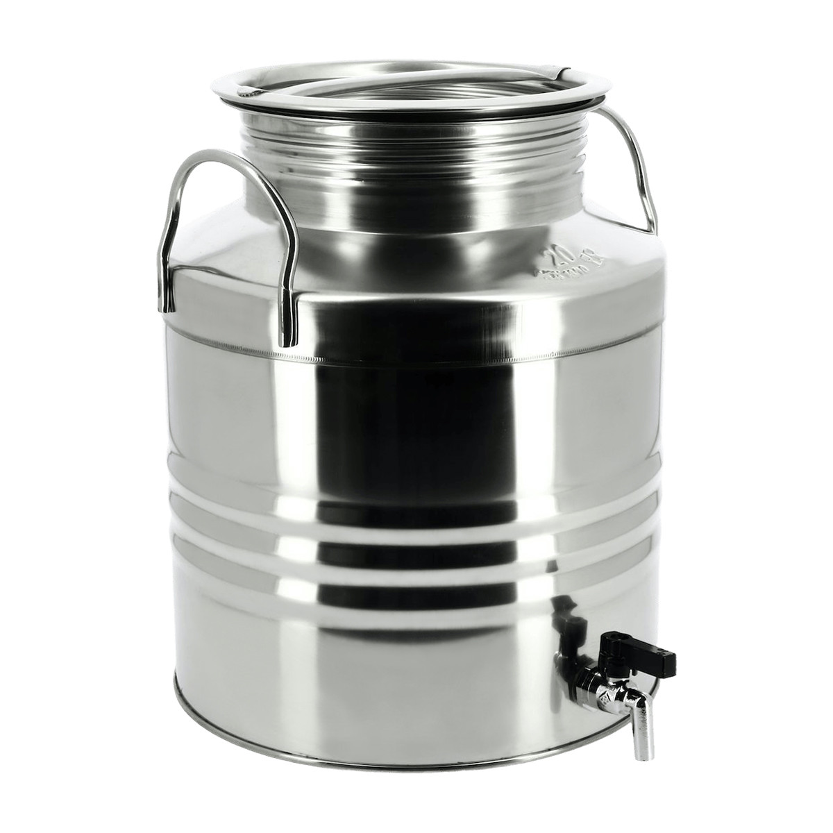 Fût inox 20L avec robinet...