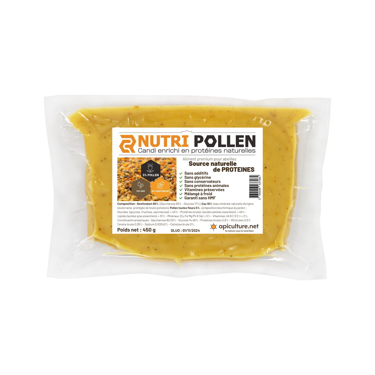 NUTRI POLLEN 5% - Plaque de...