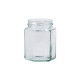100 pots verre hexagonaux 250g (196 ml) TO58