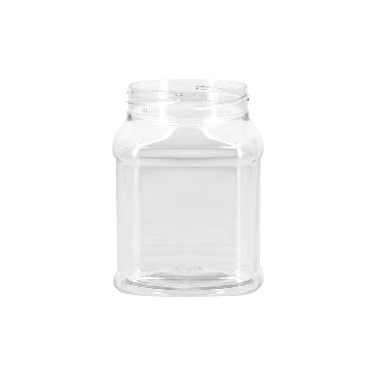 20 pots PET carrés TO 63