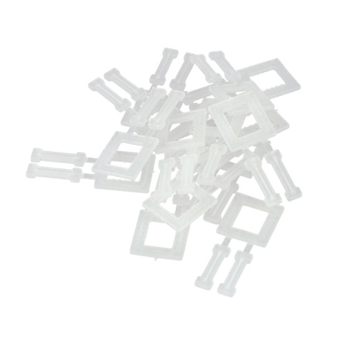 1000 boucles plastique autobloquantes 13mm