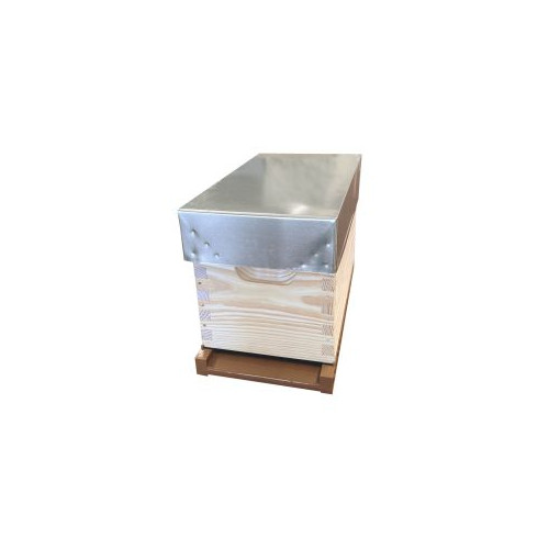 Ruchette Hirondelle à tenons Dadant 6 cadres + Fond aéré