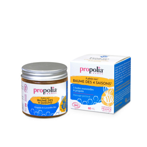 Baume des 4 saisons Bio Propolis et Lavandin