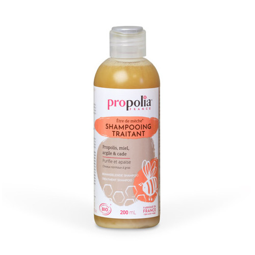 Shampoing traitant BIO : Propolis, Miel, Argile & Cade